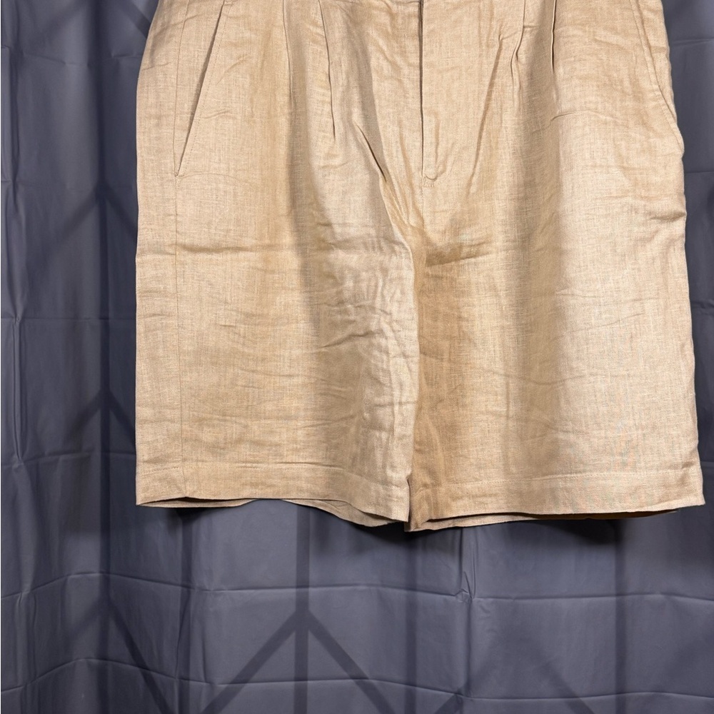 Club Room Beige Flat Front Shorts